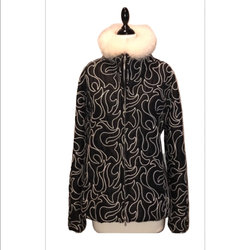 ⚜️SOLD⚜️Belfe Italian Apres Ski Jacket Fur Coat